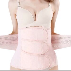 Postpartum Girdle C Section Recovery Belly Band Wrap Belt Corset Waist Trainer